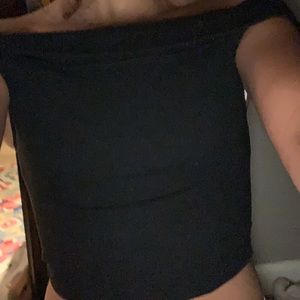 Zara preppy 👛 off the shoulder crop